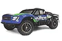 BlackZon Vyper SC RC Short Course Truck Electric 4WD 1/16 Scale RTR - Blue/Green 540274