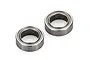 Two Atrek metal shielded ball bearings shown from an angled perspective on a white background.