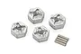 Atrek Metal 12mm Wheel Hexes with Drive Pins 8Pcs 1053