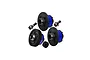 GPM Carbon Steel Front, Rear and Centre Differentials with 20T Pinion and Input Gears - Blue TXM1251-B