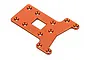 Atrek Aluminium Rear Chassis Skid Plate - Orange 2111