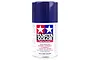 A 100ml can of Tamiya TS-53 Deep Metallic Blue lacquer spray paint for plastic models, shown against a white background.