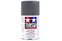 A 100ml can of Tamiya TS-66 IJN Grey (Kure Arsenal) spray paint for plastic models, featuring the Tamiya logo and safety warnings on a white background.
