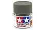 A 10ml jar of Tamiya XF-65 Field Grey flat acrylic paint with a green screw-top lid against a white background.