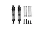 GPM Aluminium 71mm Front or Rear Adjustable Progressive Spring Shocks Set 2Pcs - Silver MQM071F/R-S-BK
