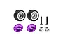 GPM Aluminium Wheelie Bar - Purple XRTM040R/W-P