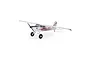 E-Flite Timber 10th Anniversary Special Edition RC plane in white with red and black decals, featuring large tundra-style wheels.
