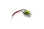 Axial 030 88T brushed RC motor with attached wires and white connector, featuring a green and black label on a white background.