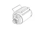 MJX RC Motor Assembly B284B