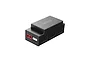 A black hard-case 3S LiPo battery for RC vehicles with a red power connector and white balance plug.