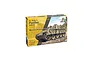 Italeri 1/35 scale Pz. Kpfw. V Panther Ausf. D plastic model tank kit box, featuring artwork of a camouflaged Panther tank on a battlefield.