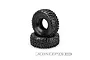 Two JConcepts 2.2 inch Landmines crawler tyres stacked on a white background, showing aggressive tread patterns and sidewall branding.