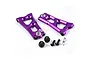 Yeah Racing Aluminium Front Lower Suspension Arms 2Pcs - Purple E10-001PP