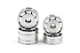 Yeah Racing 1.9" Aluminium Front and Rear 8W Spoke Rims 4Pcs - Silver WL-0185SV