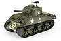 Heng Long USA M4A3 Sherman RC Tank Electric Tracked 1/16 Scale RTR 3898-1U