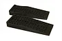 Two black plastic RC car ramps with a grid-pattern surface and Pandora RC branding on the side, set against a white background.