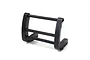 A black plastic RC grill guard accessory for 1/10 scale model cars, shown against a white background.
