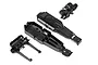 HPI Q32 main chassis and rear axle parts set, including black plastic molded components for an RC car.