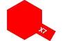 A red hexagonal icon with the text X7 in white, representing Tamiya X-7 Red Gloss Enamel Paint.