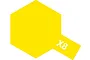 A graphic icon representing Tamiya X-8 Lemon Yellow paint, featuring a yellow hexagon with the text X8 in white.