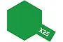 A graphic icon representing Tamiya X-25 paint, featuring a green hexagon with a small rectangular extension containing the white text X25.