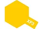A yellow hexagonal graphic representing Tamiya XF-3 paint with the text XF3 in white.