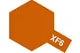 A Tamiya paint colour swatch icon for XF-6 Copper, featuring a copper-orange hexagon with a rectangular tab labeled XF6.