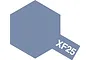 A Tamiya paint colour swatch icon for XF-25 Light Sea Grey, featuring a hexagonal shape with the code XF25 printed in white.