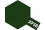 Tamiya XF-58 Olive Green paint color swatch icon with the text XF58 printed on a small rectangular extension.