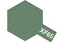 A digital swatch of Tamiya XF-65 Field Grey paint, represented as a green-grey hexagon with the text XF65 in white.