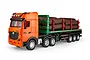 Huina 1313 RC Semi Truck Electric 4WD 1/18 Scale RTR - Orange/Green 1313