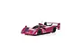 Kyosho Mini-Z Jaguar XJR-14 painted body shell in purple and black livery with number 3, shown from a front-quarter angle on a white background.