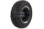 Louise 1.9" CR Griffin Tyres on Black 9 Spoke Rims - Glued Wheels 2Pcs L-T3230VB