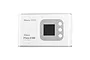 Top-down view of the white Gens Ace iMars S100 G-Tech 100W AC Smart Charger featuring a central display screen and three control buttons.