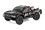Team Associated Pro2 SC10sw 1/10 scale RC short course truck in black with racing decals and number 51.