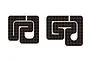 Two top-down diagrams showing different track layout configurations for a Kyosho Mini-Z Grand Prix circuit.