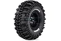 Louise 1.9" CR Champ Tyres on Black 9 Spoke Rims - Glued Wheels 2Pcs L-T3231VB