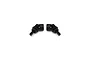 Two black Reefs RC XP front universal CVD wheel axles for RC vehicles, shown side-by-side against a white background.