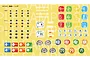 Pandora RC Keyhole and Vehicle Registration Decal/Sticker Set VGP-627