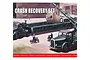 Box art for Airfix 1/76 Crash Recovery Set showing a military truck towing a trailer with a plane section, another truck, and two motorcycles.