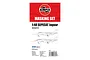Airfix 1/48 SEPECAT Jaguar masking set packaging showing the Airfix logo and line drawings of the aircraft with canopy areas highlighted in red.