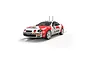 Scalextric 1/32 scale 1997 Toyota Celica GT-Four rally slot car in white and red Marlboro livery with number 2 on the side.