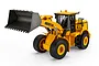 HuiNa 1552 RC Front Loader Electric 2WD 1/16 Scale RTR - Yellow 1552