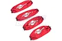 Outerwears Red Losi 5IVE-T Shock Cover Set 45-2755-03
