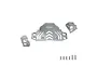 GPM Silver Aluminium Rear Battery Holder SCX30126R-S