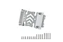GPM Silver Aluminium Centre Gear Box Skid Plate SCX3038B-S