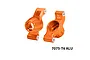 GPM Orange Aluminium Rear Hubs 2Pcs TXMS022N-OR