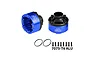 GPM Blue Carbon Steel & Aluminium Diff Cases 2Pcs XRT011/2-B