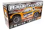 HPI Racing Baja 5SC SS 1/5 scale short course truck kit box showing an orange truck with black wheels and HPI branding.