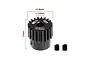 GPM 40Cr Steel 22T 48dp/0.5Mod Pinion Gear MG322T/0.5M